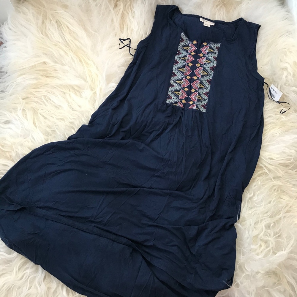 Style & Co. Plus Embroidered Knee-Length Dress - Picture 2 of 7